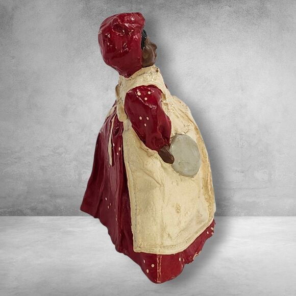 Vintage Ike & Sandy Spillman “Geraldine” Resin Figurine 1976–1987 Folk Art RARE - Picture 5 of 12